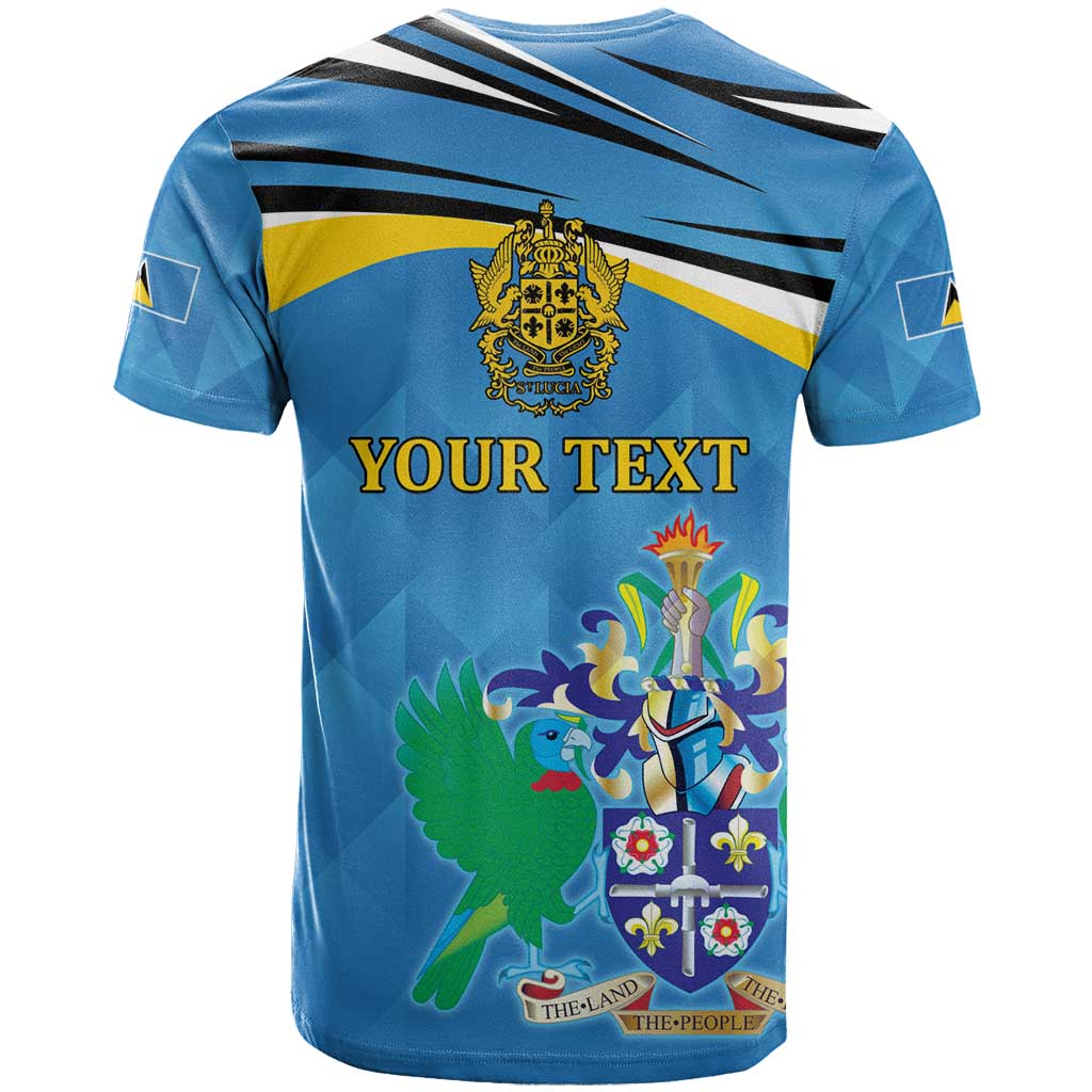 Personalized Saint Lucia Independence Day T-Shirt Since 1979 Graphic Tee