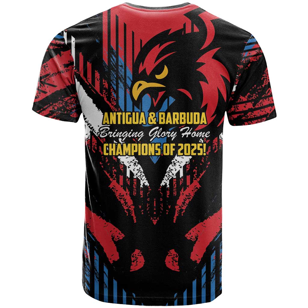 Caribbean Cricket Antigua and Barbuda T-Shirt First Crown Forever Proud Graphic Tee