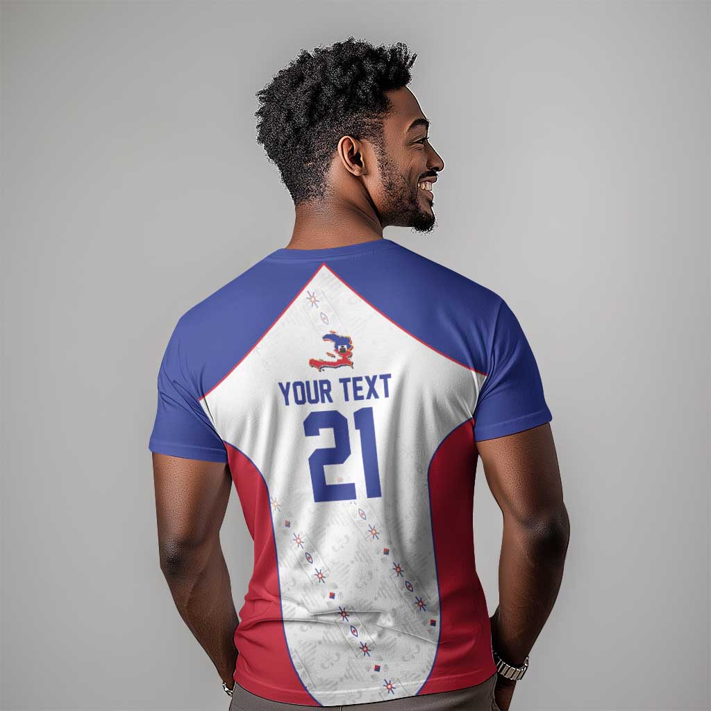 World Football 2026 Afro-Haiti Custom T-Shirt Together For Ayiti White Style Graphic Tee