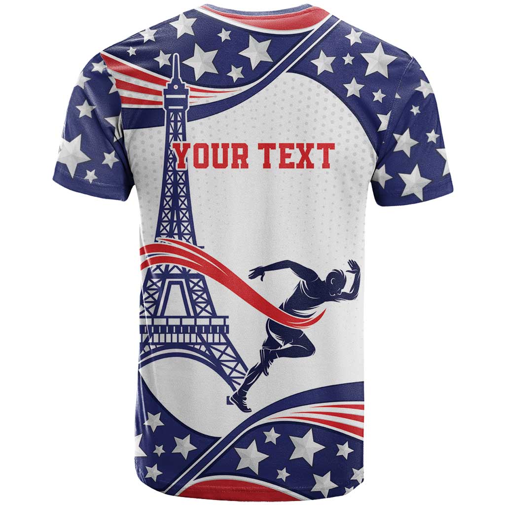 Personalized USA Athletics T-Shirt One For All Summer Sport Graphic Tee