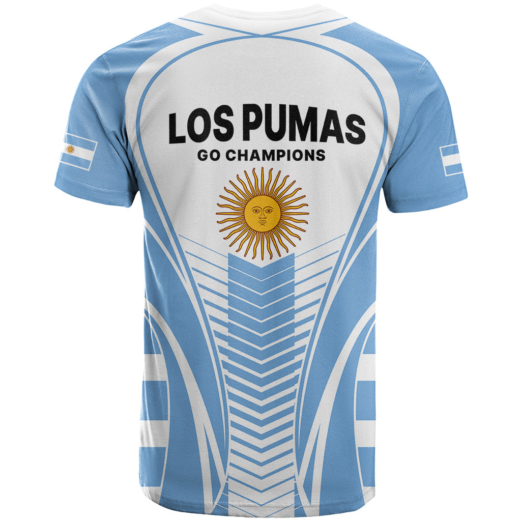 Argentina Rugby T-Shirt World Cup Los Pumas Go Champion Graphic Tee