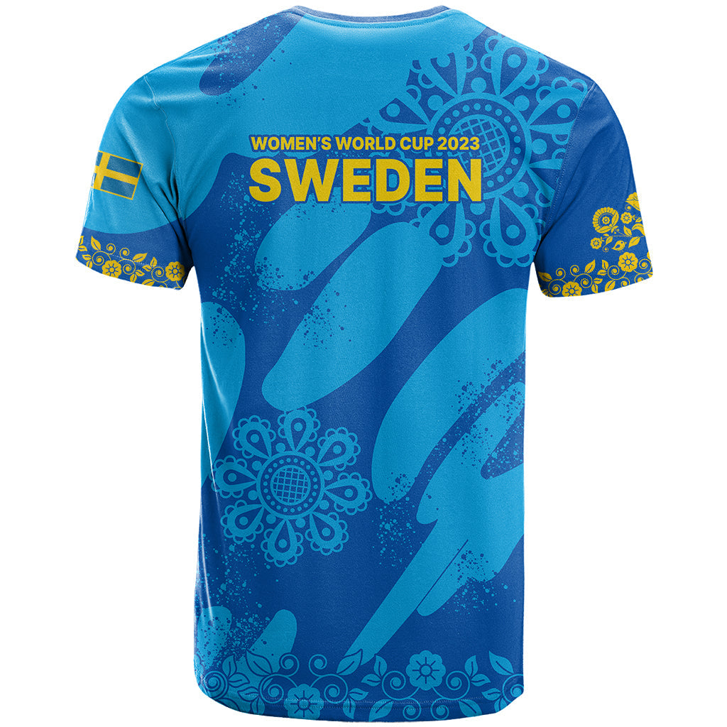Sweden Women Football T-Shirt Blagult World Cup Graphic Tee