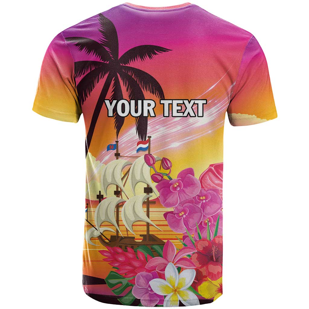 Curacao Football Custom T-Shirt Come On La Familia Azul Graphic Tee