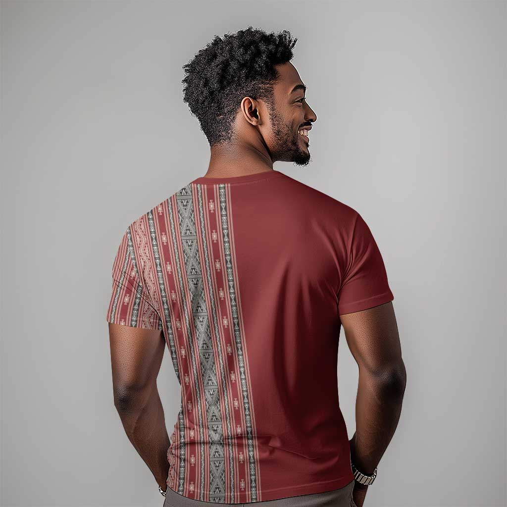 Tunisia Bakhnug Motif T-Shirt Traditional Tunisian Embroidery Inspired Graphic Tee