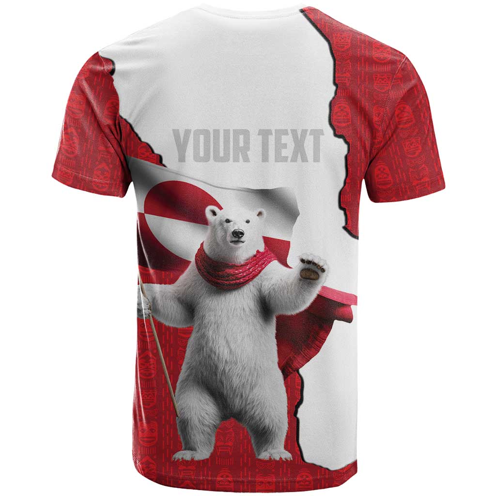 Hands Off Greenland Personalized T-Shirt Poland Bear with Flag Graphic Tee
