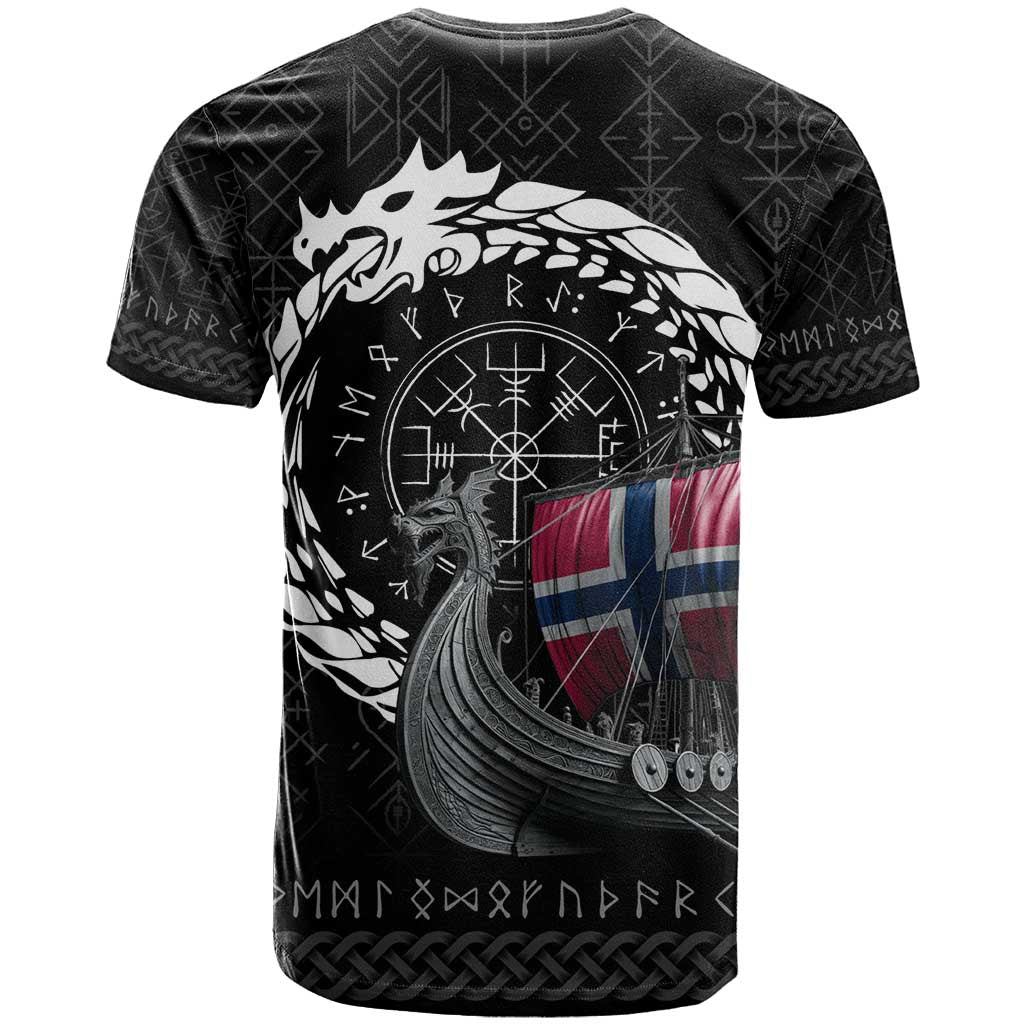 Norway Viking Drakkar T-Shirt Viking Blood Graphic Tee