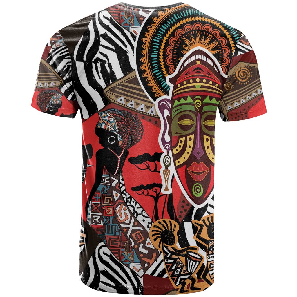 Beautiful African Women Ethnic Motifs T-Shirt Graphic Tee