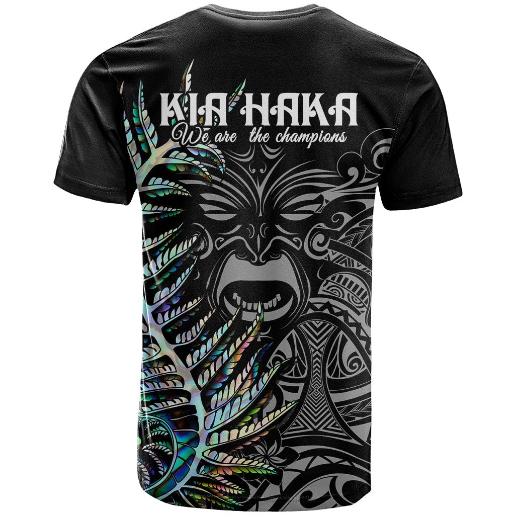New Zealand Rugby T-Shirt NZ Black Fern Champions History With Papua Shell Graphic Tee