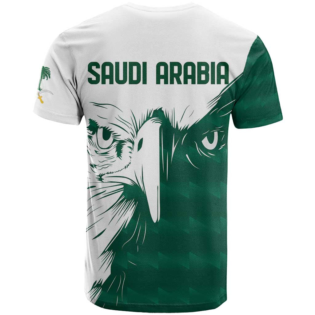 Saudi Arabia Falcon T-Shirt Simple Saudi Pattern Graphic Tee