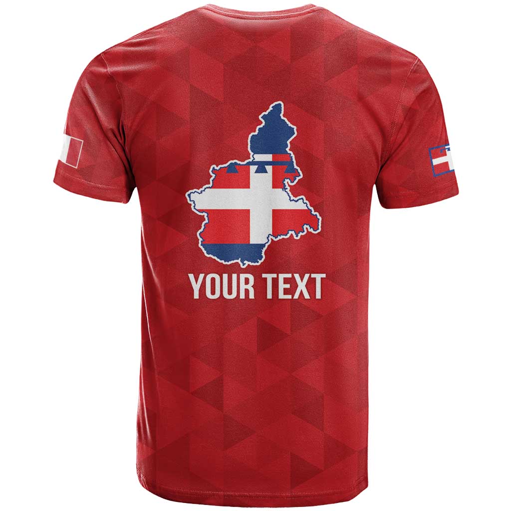 Personalized Italy Piedmont T-Shirt Inspiration Flags Style Graphic Tee