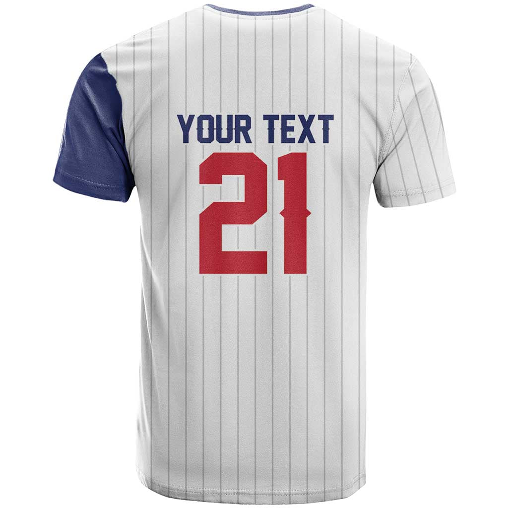 Custom Dripping Baseball Great Britain T-Shirt Graphic Tee