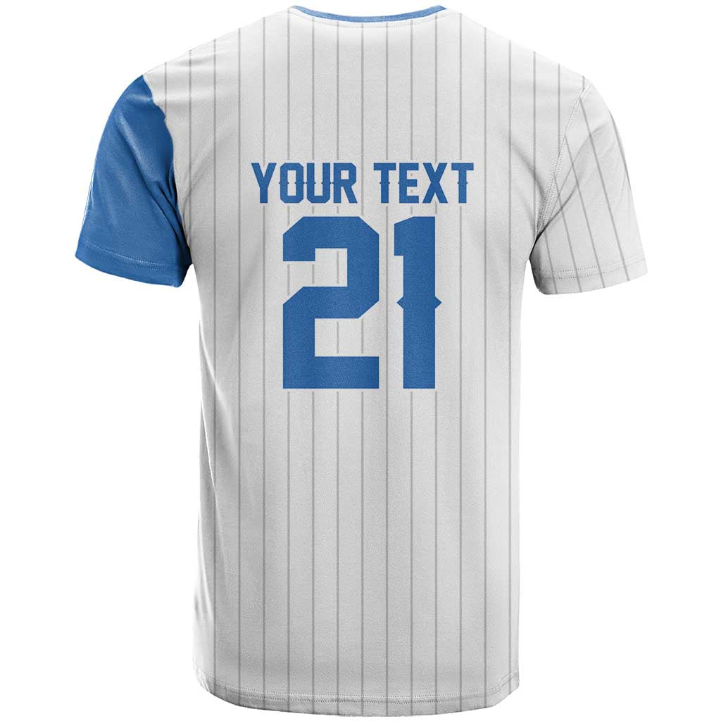 Custom Dripping Baseball Nicaragua T-Shirt Graphic Tee