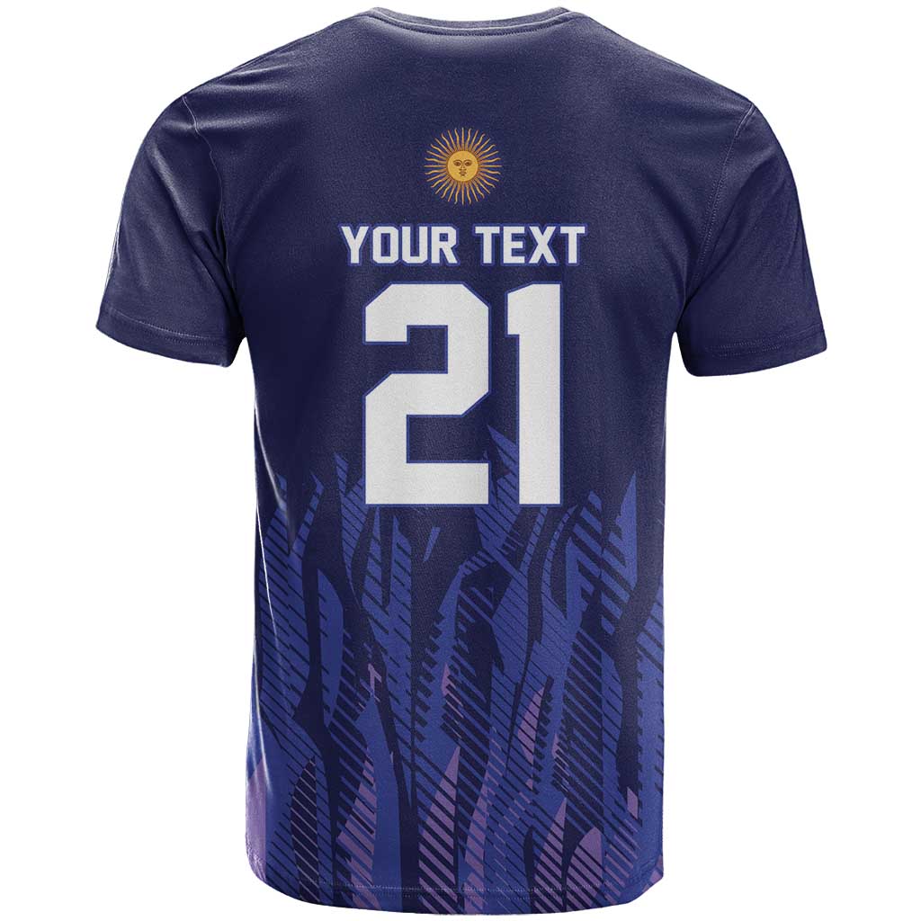 World Football 2026 Argentina Custom T-Shirt Past Champions Future Legends Purple Graphic Tee