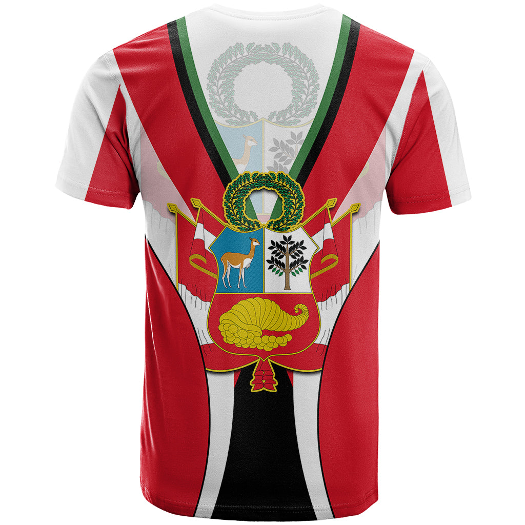 Custom Peru T-Shirt National Day Graphic Tee