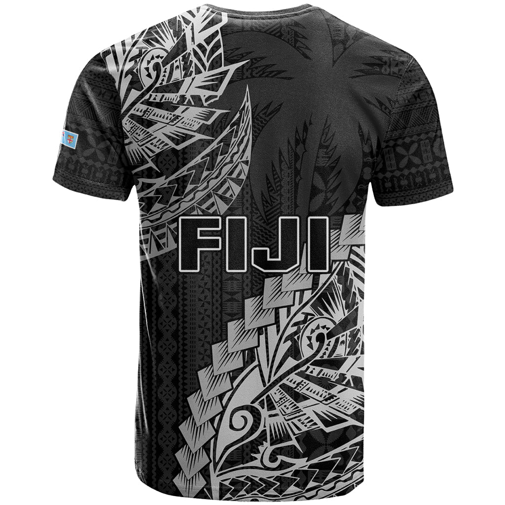 Fiji Rugby T-Shirt Kaiviti Fijian Tribal World Cup Black Graphic Tee