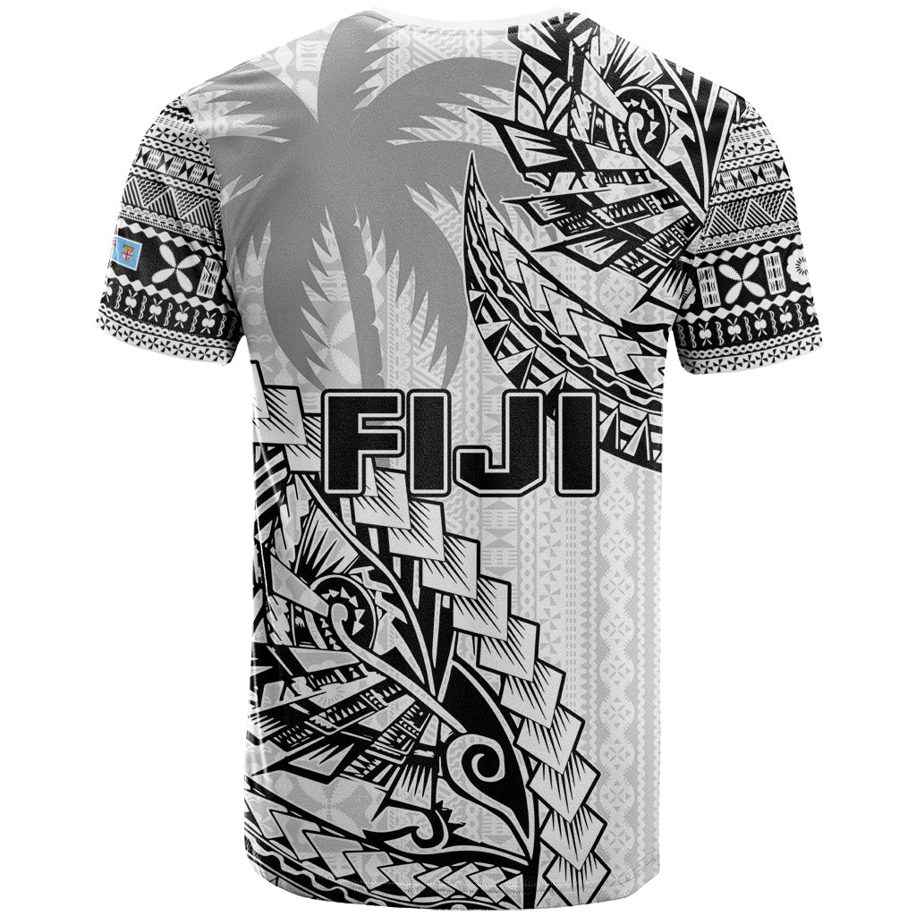 Fiji Rugby T-Shirt Kaiviti Fijian Tribal World Cup White Graphic Tee