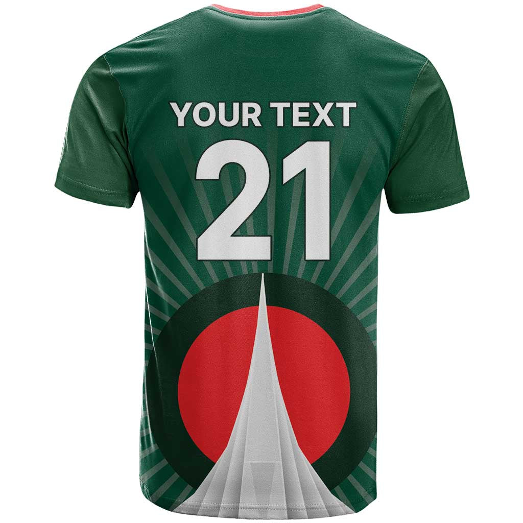 Custom Bangladesh Cricket Spirit 2026 T-Shirt World T20 Edition - Bengal Tiger Graphic Tee