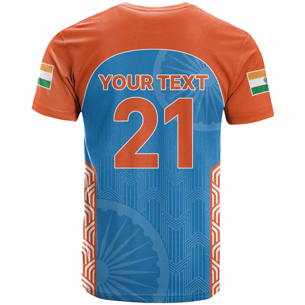 Custom India Cricket Spirit 2026 T-Shirt World T20 Edition Graphic Tee