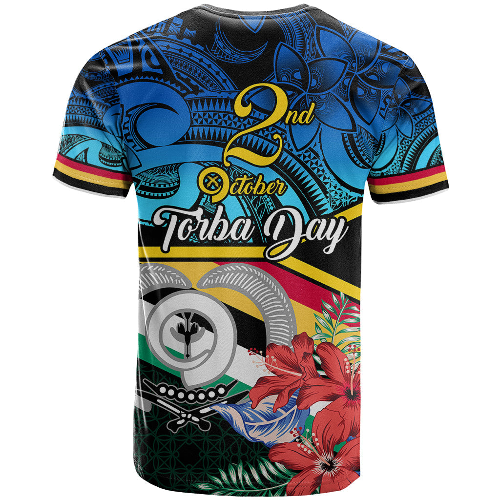 Torba Vanuatu T-Shirt Sand Drawing With Polynesian Pattern Graphic Tee
