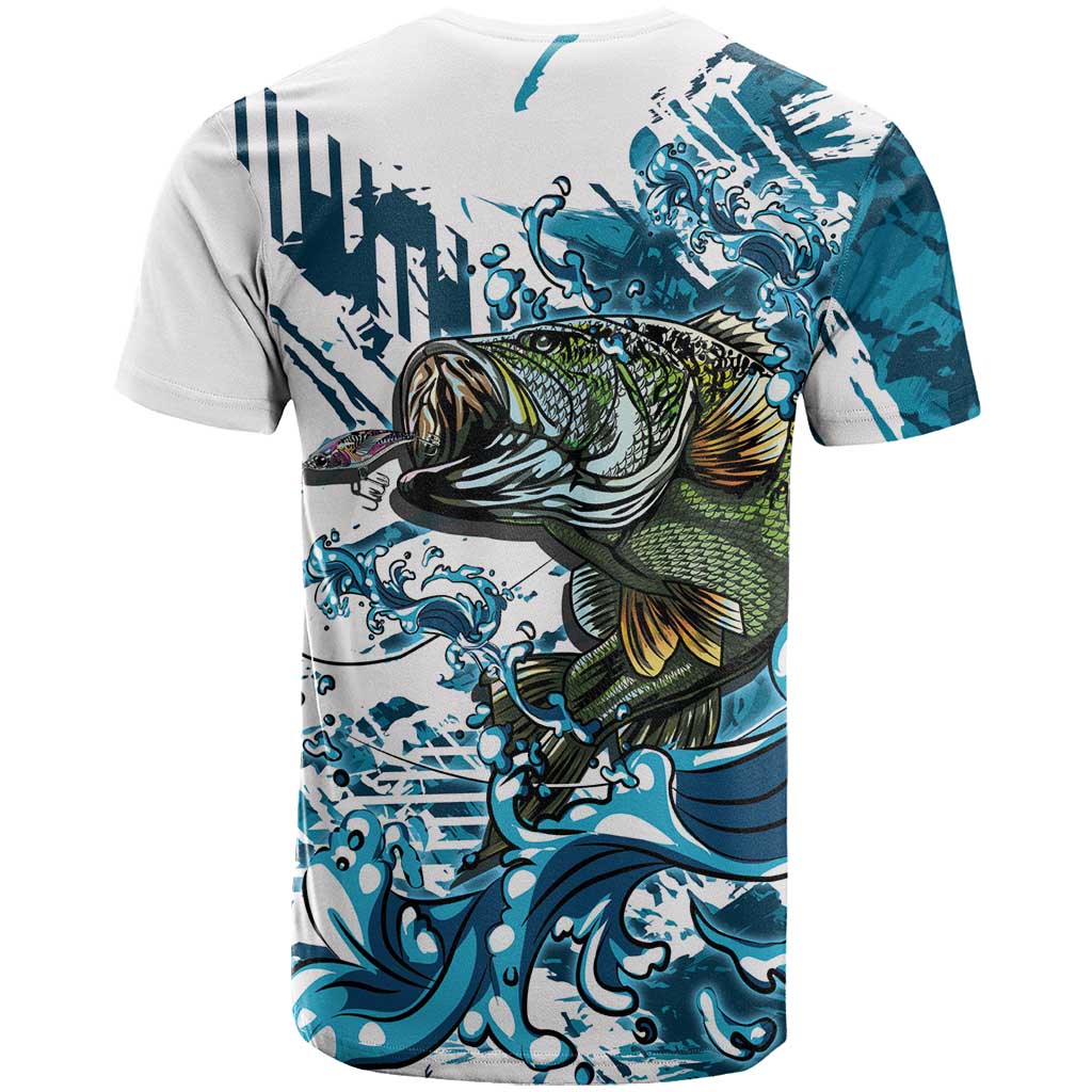 Bass Fishing Fisherman T-Shirt Fish Sport Largemouth Graphic Tee