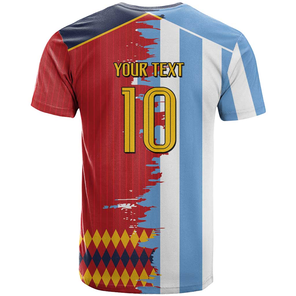 Custom Argentina and Spain T-Shirt 2026 Battle Finalissima Graphic Tee