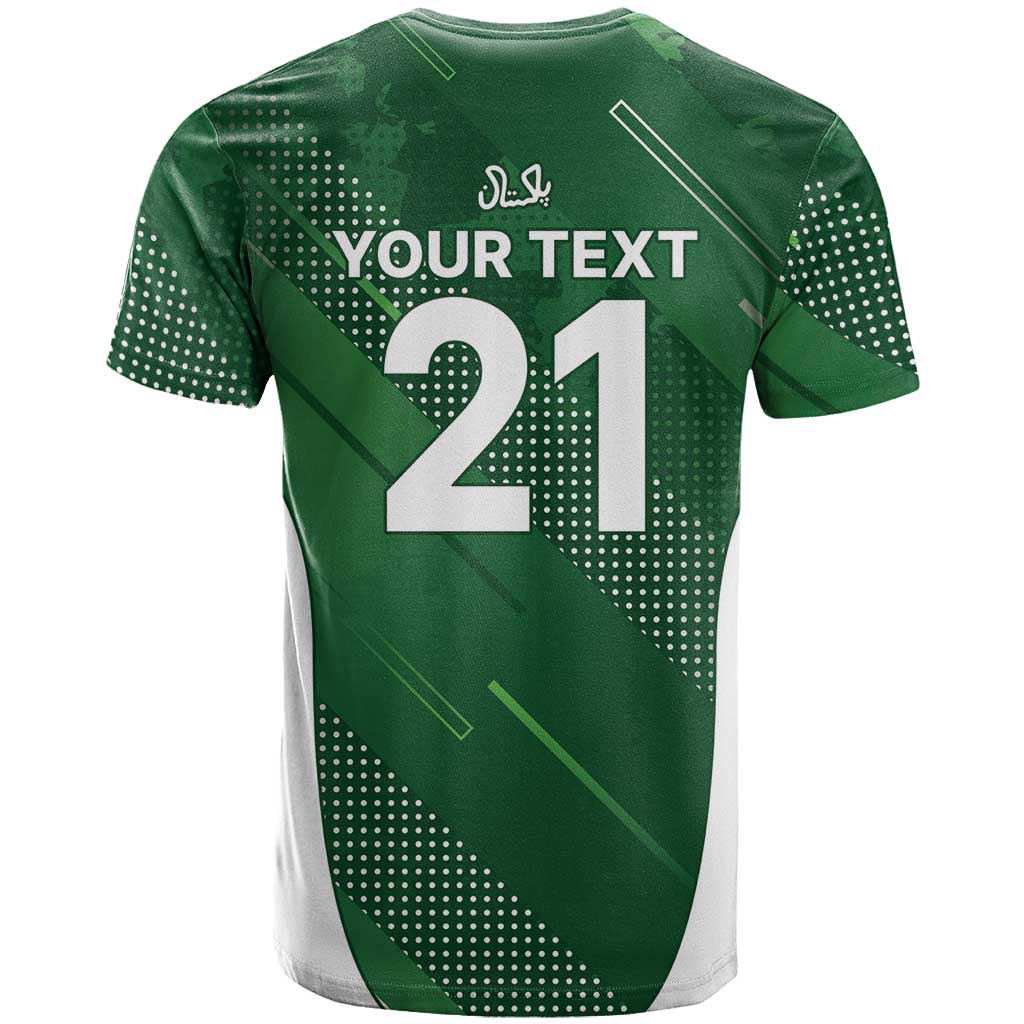 Custom Pakistan Cricket Spirit 2026 T-Shirt World T20 Edition Graphic Tee