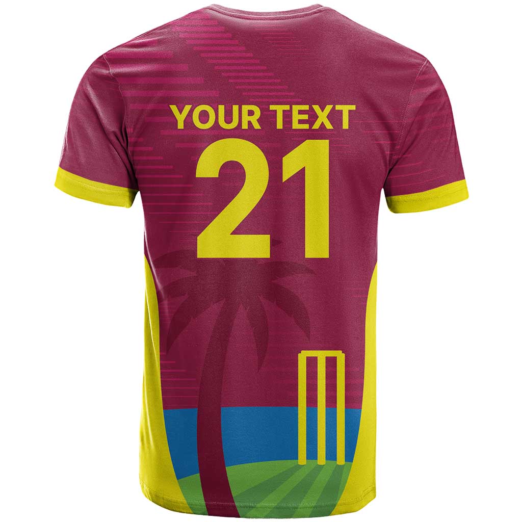 Custom West Indies Cricket Spirit 2026 T-Shirt World T20 Edition Graphic Tee