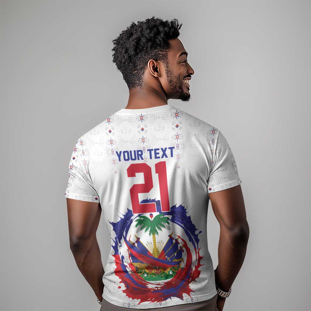 Custom Haiti Grenadye Alaso T-Shirt White Nou Retounen Anko 1974-2026 Graphic Tee