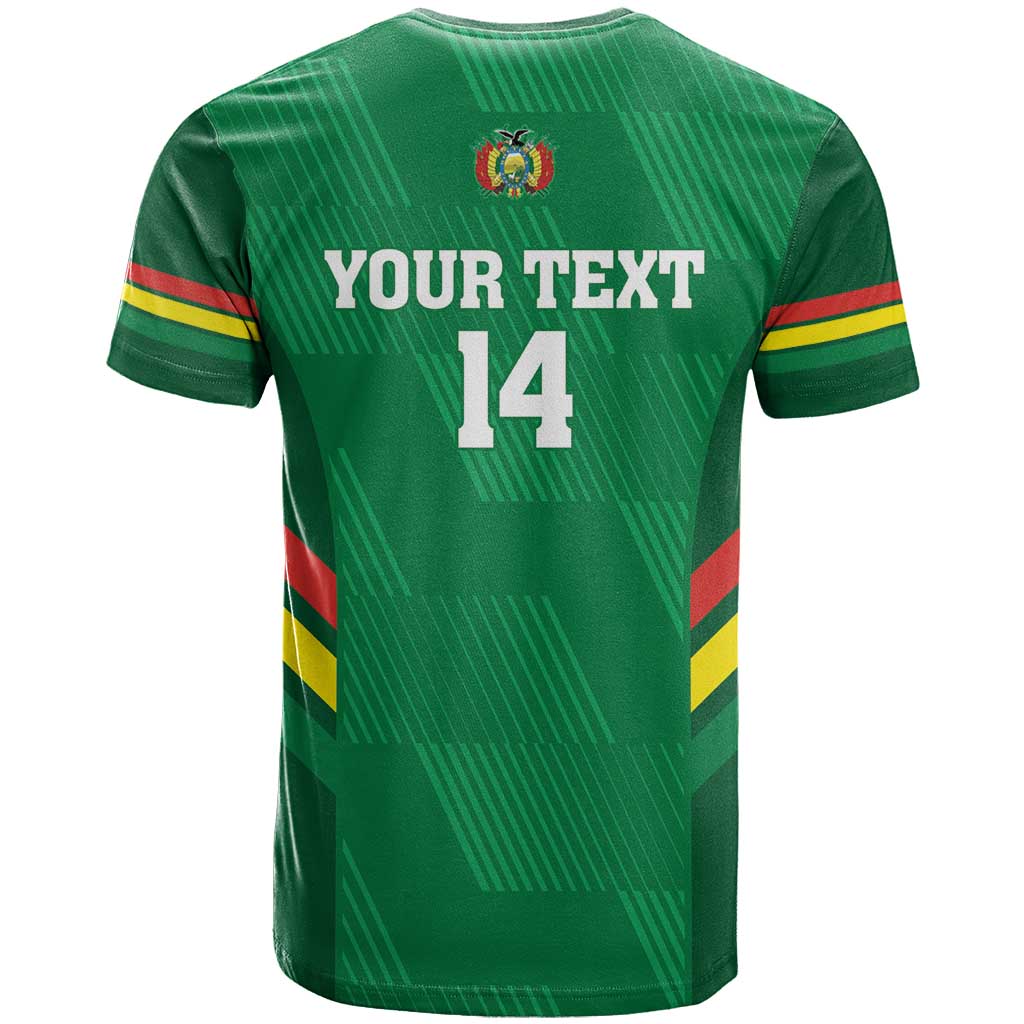 Custom Bolivia Football T-Shirt 2024 Vamos La Verde - Green Graphic Tee