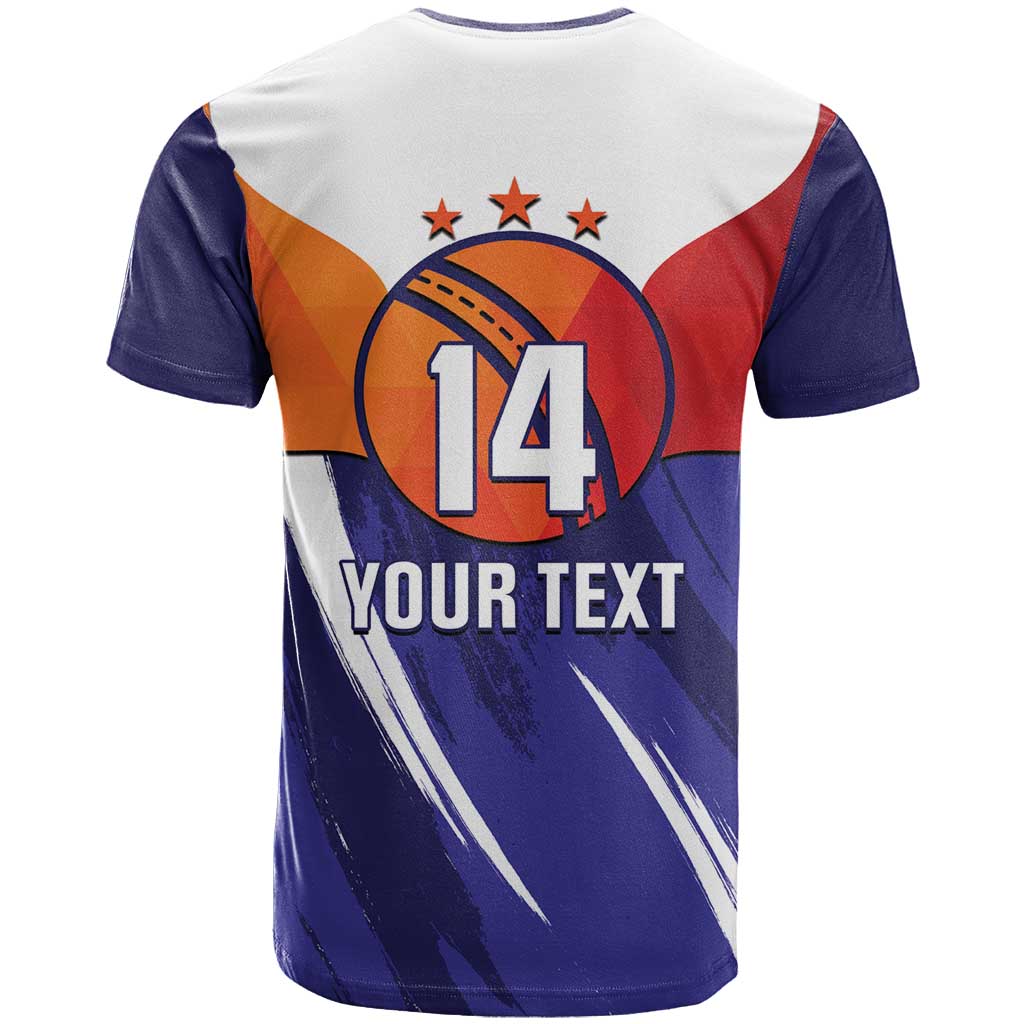 Custom Lucknow India Cricket T-Shirt Go Champions Graphic Tee