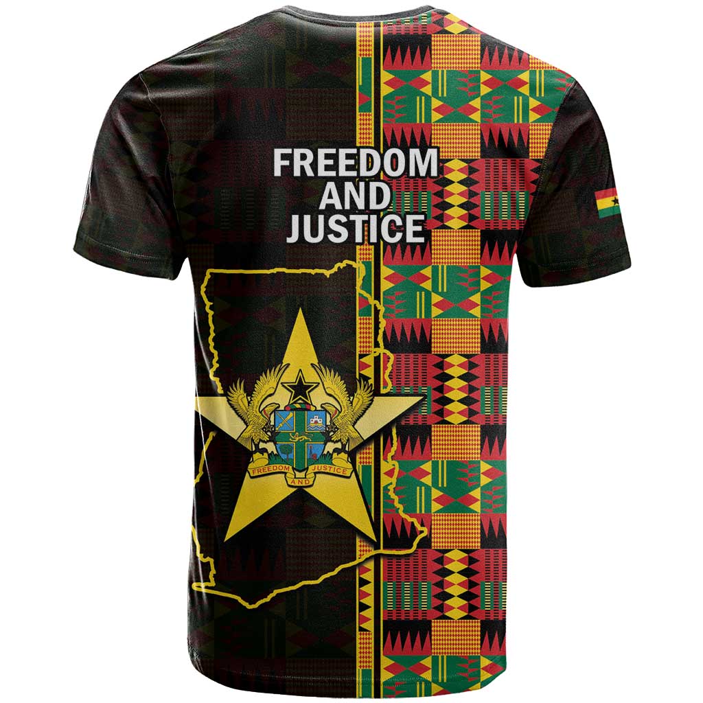 Ghana 1957 T-Shirt Independence Anniversary Kente Pattern Graphic Tee