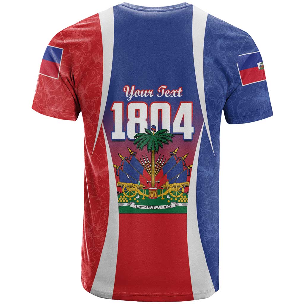 Personalized Haiti 1804 T-Shirt Happy Ayiti Independence Day Graphic Tee