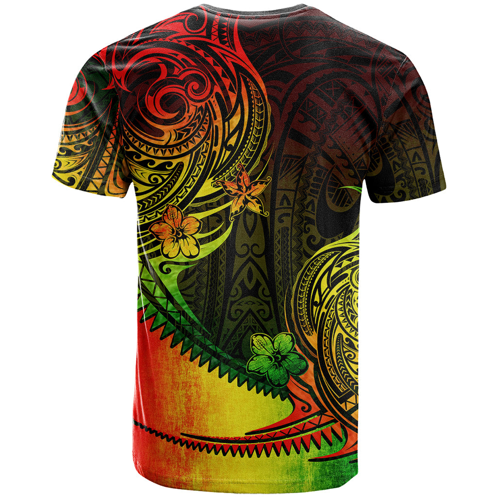 Personalised Polynesian Tribal T-Shirt Unique Reggae Graphic Tee