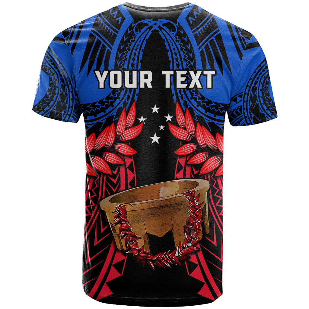 Personalised Samoa T-Shirt Heritage Festival Samoan Tattoo With Ula Fala Kava Bowl Graphic Tee