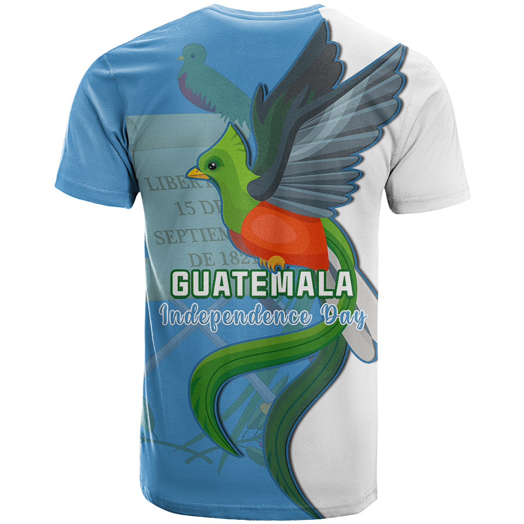 Guatemala Independence Day T-Shirt Guatemalan Quetzal 202st Anniversary Graphic Tee