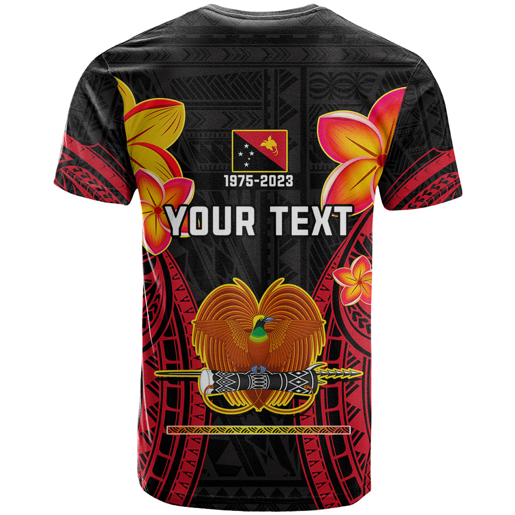 Personalised Independence PNG T-Shirt Papua New Guinea Since 1975 Graphic Tee