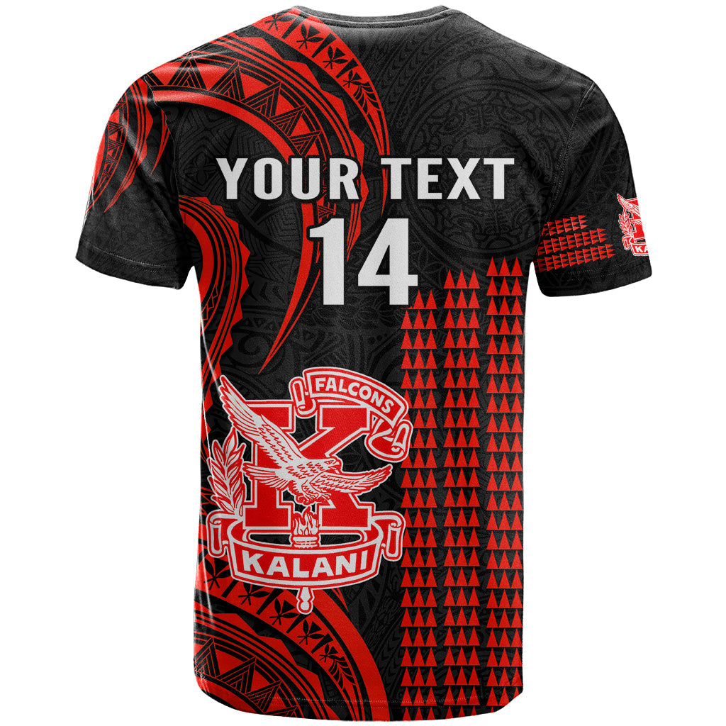 Personalised Hawaii Kalani High School T-Shirt Polynesian Kakau Pattern Graphic Tee