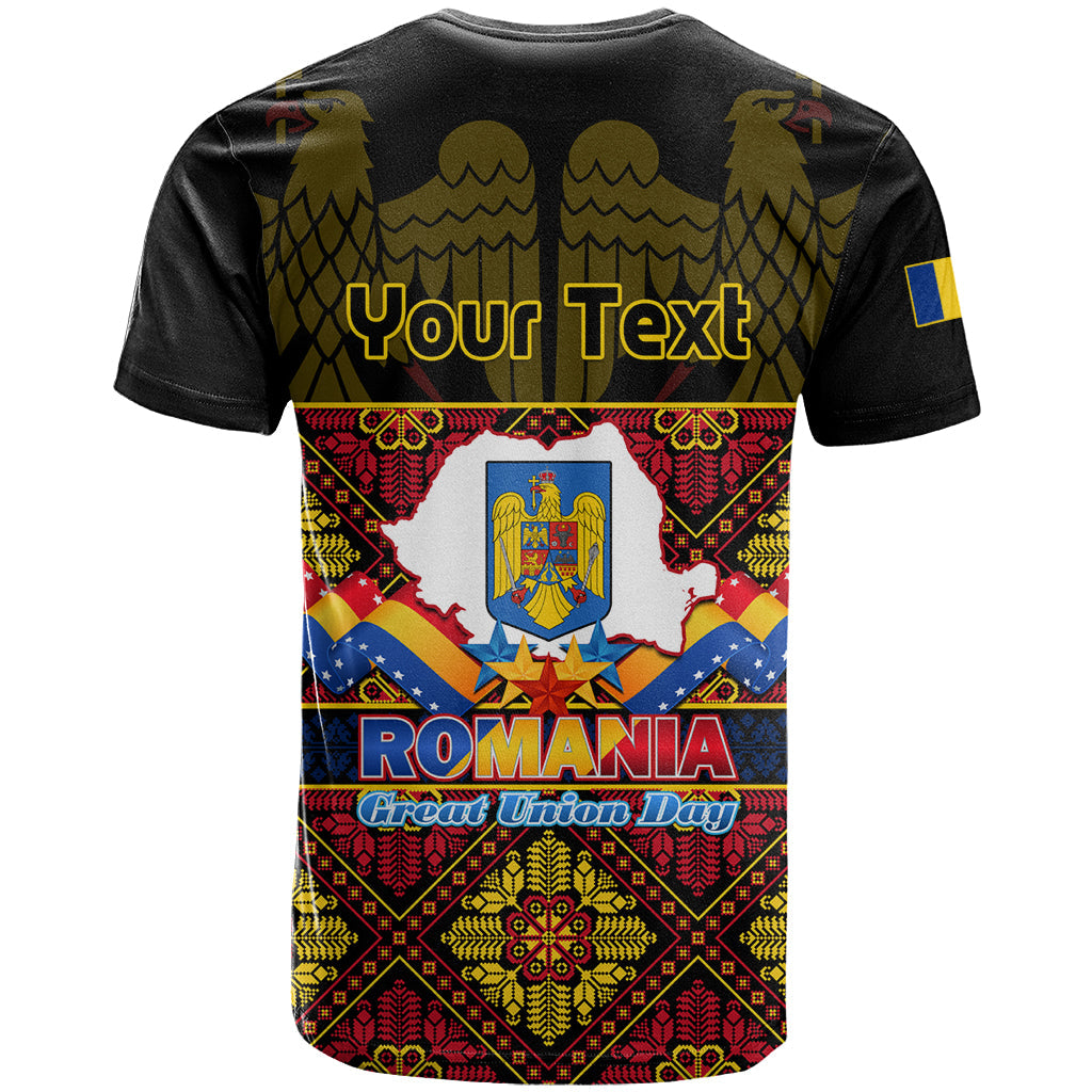Personalised Romania Great Union Day T-Shirt Ziua Marii Uniri 105th Anniversary Graphic Tee