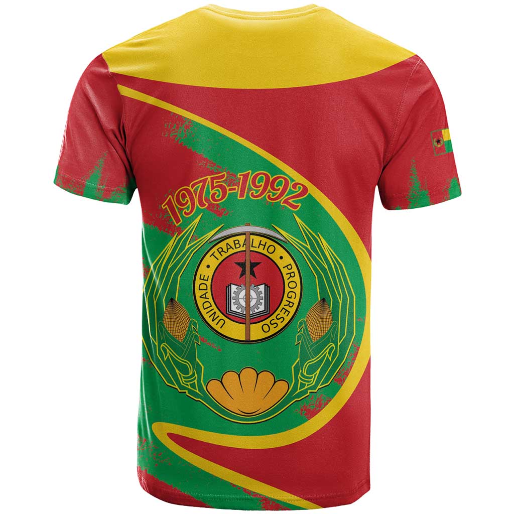 Cape Verde 1975-1992 T-Shirt Coat Of Arms Grunge Style Graphic Tee