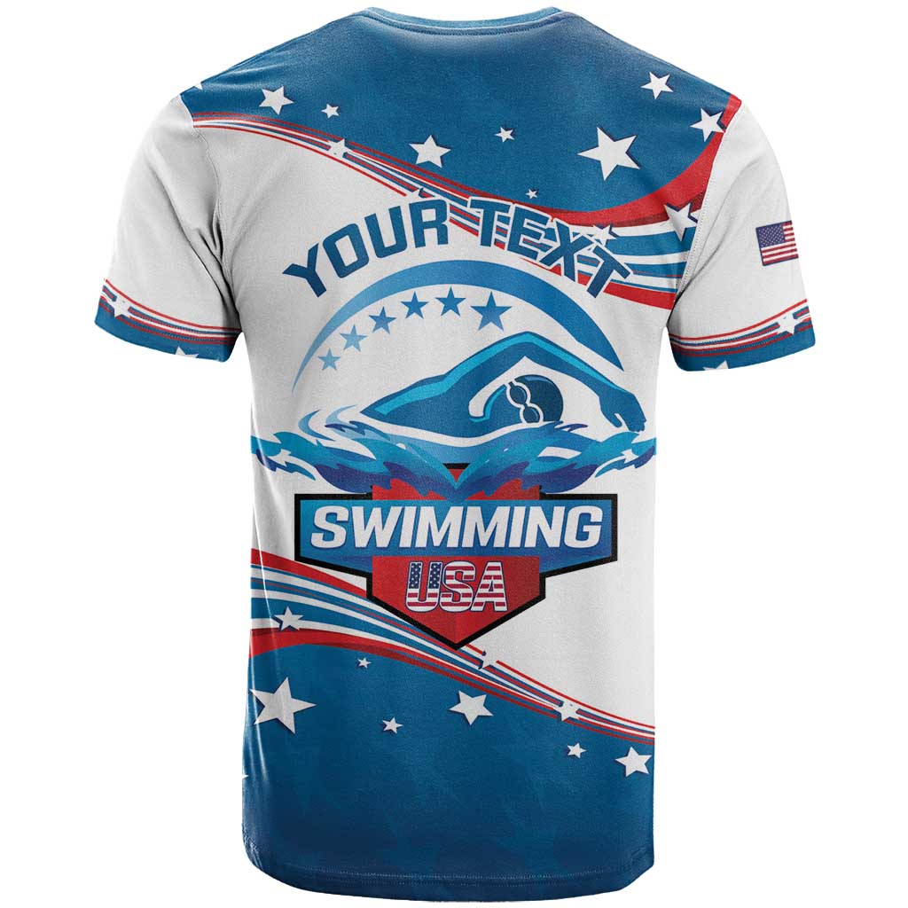 Personalized USA Swimming T-Shirt 2024 We Are The Champions Graphic Tee