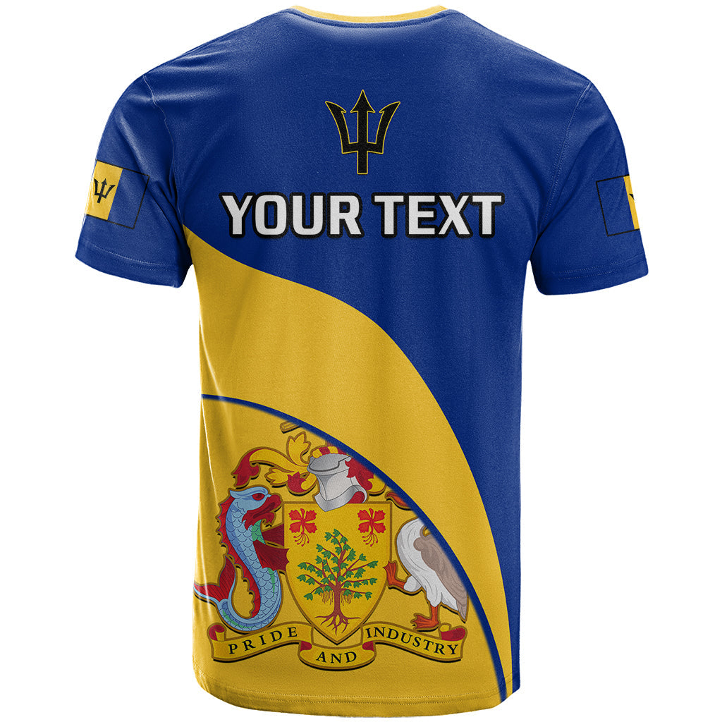 Personalised Barbados T-Shirt Barbadian Coat Of Arms Graphic Tee
