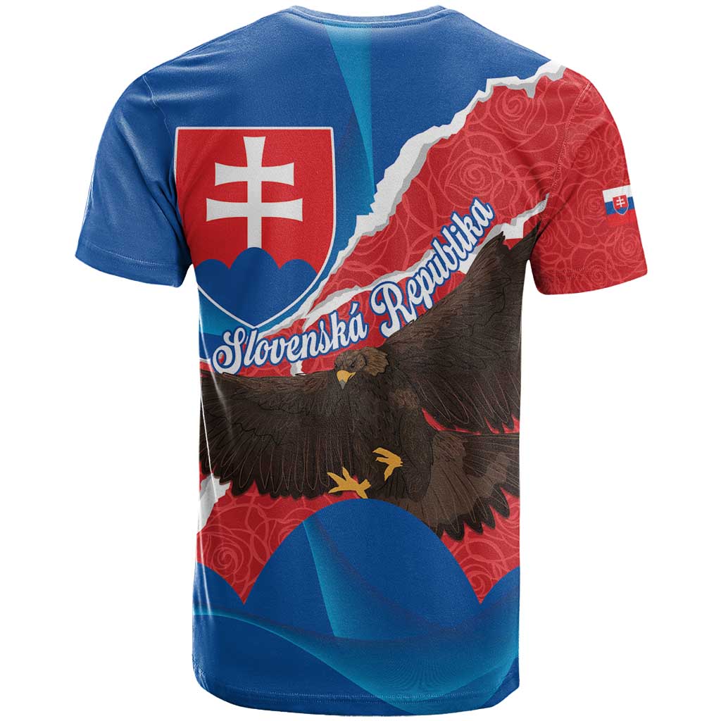 Slovakia Restoration Day T-Shirt Happy 1st Of January - Slovak Golden Eagle Graphic Tee