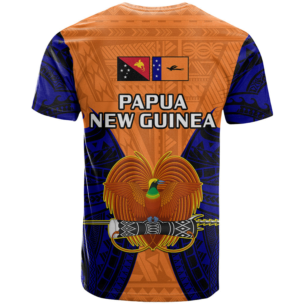 Papua New Guinea T-Shirt New Ireland Province Mix Coat Of Arms Polynesian Art Graphic Tee