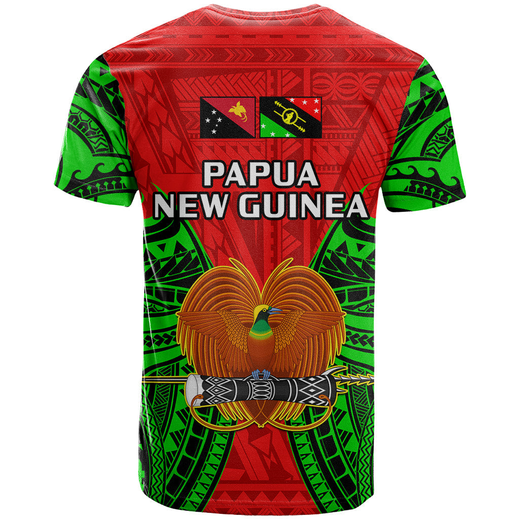 Papua New Guinea T-Shirt Southern Highlands Province Mix Coat Of Arms Polynesian Art Graphic Tee