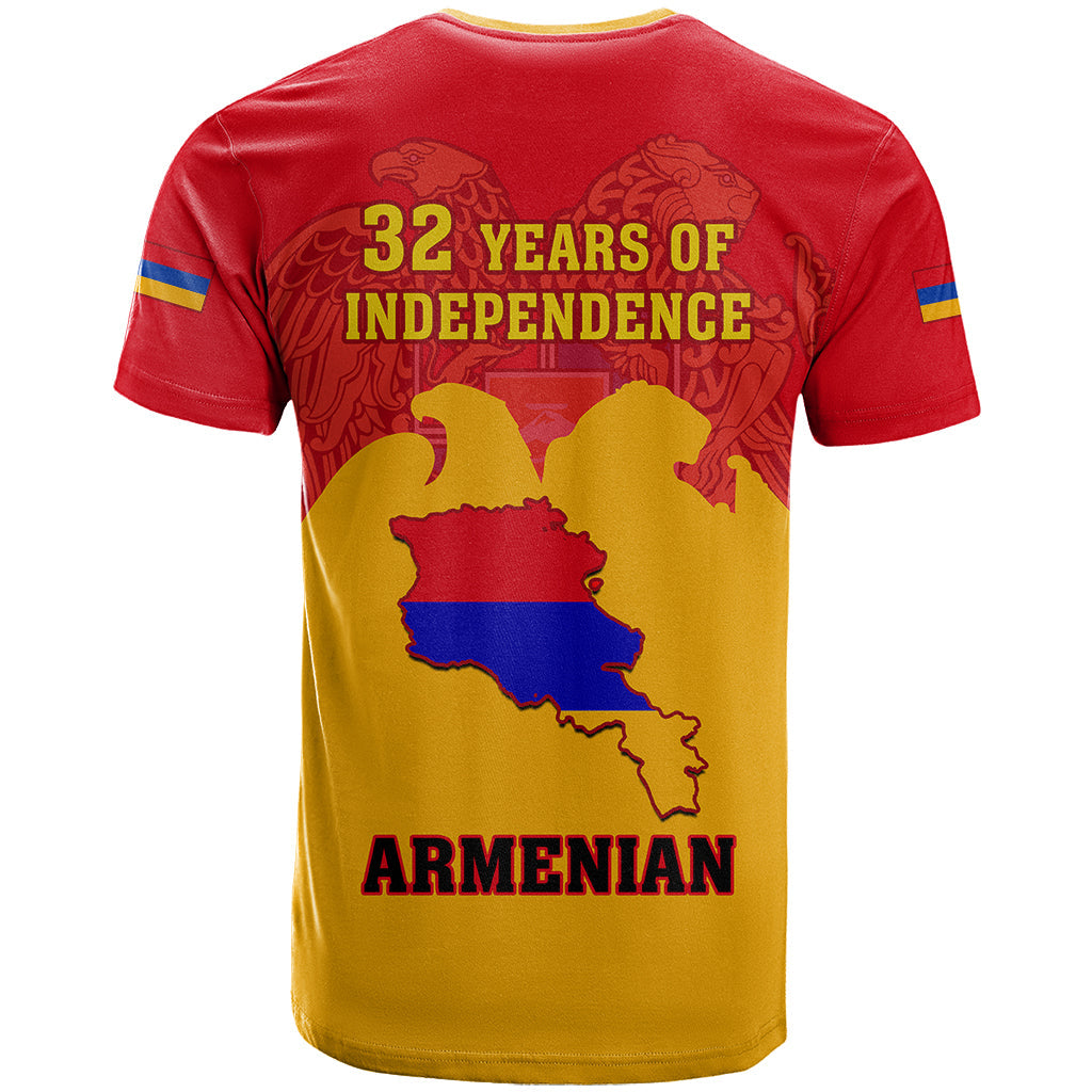 Armenia Independence Day T-Shirt Armenian Coat Of Arms 32st Anniversary Graphic Tee
