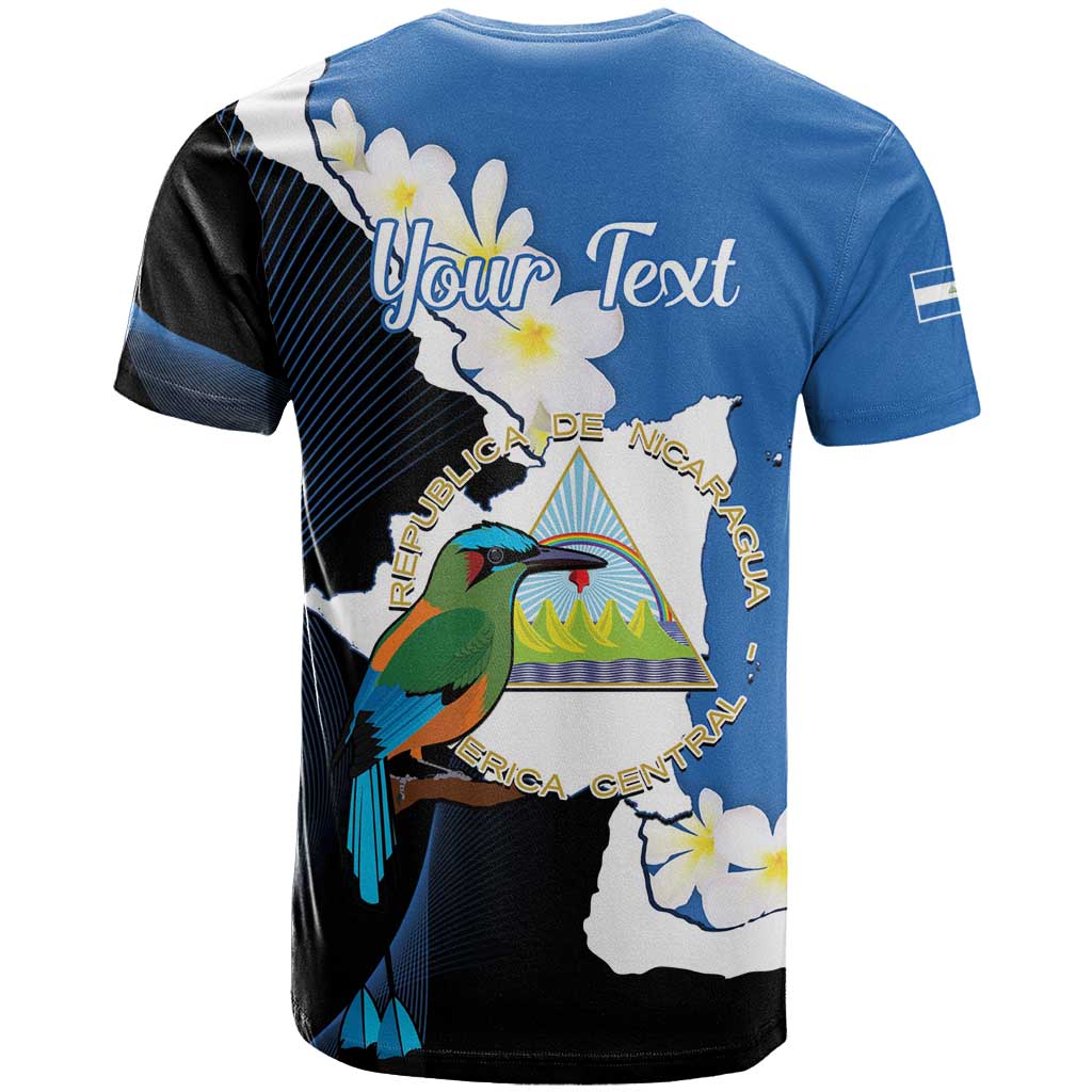 Personalized Nicaragua Independence Day T-Shirt Nicaraguan Guardabarranco Mix Sacuanjoche Flowers Graphic Tee