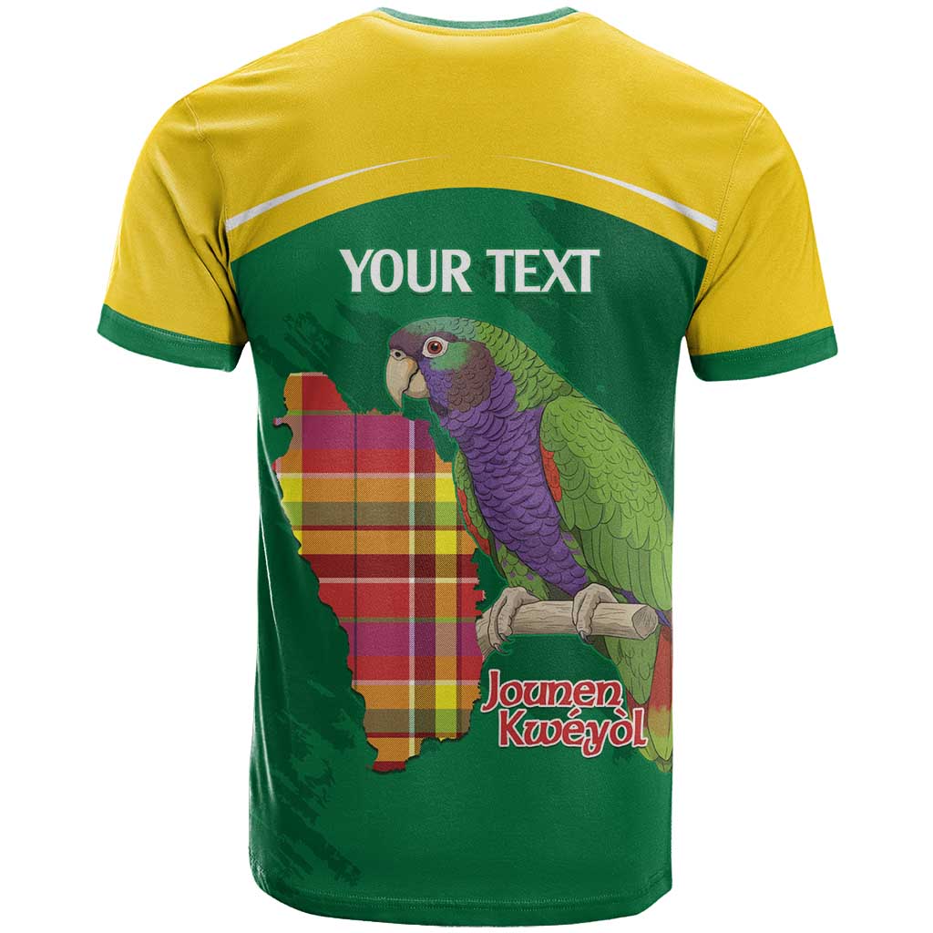 Personalized Komwel Donmnik Jounen Kweyol T-Shirt Dominica Creole Day Imperial Amazon Graphic Tee