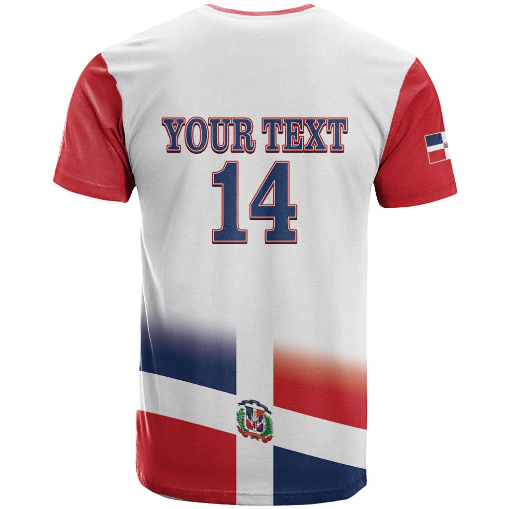 Custom Dominican Republic 2025 Baseball T-Shirt Go Champions Flag Style Graphic Tee