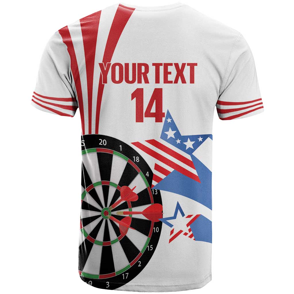 Custom United States Darts T-Shirt USA Go Champions Graphic Tee