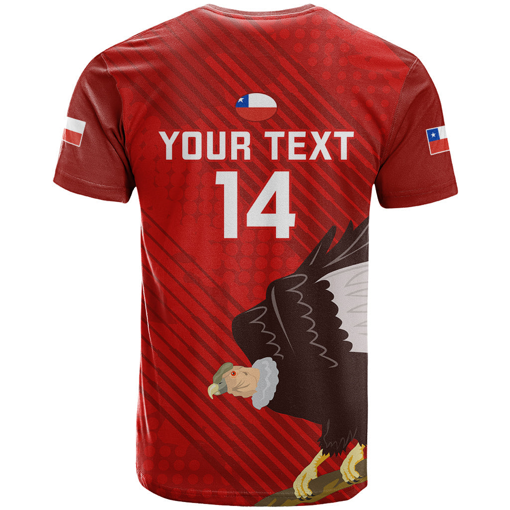 Personalised Chile Rugby T-Shirt Los Condores World Cup Graphic Tee